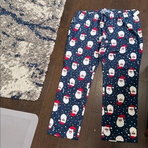 NEW - Old Navy Pajama Pants XXL - Tall - Black Santa